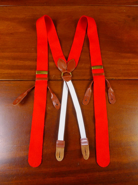 24/0223 near immaculate albert thurston red boxcloth doeskin wool braces multifit