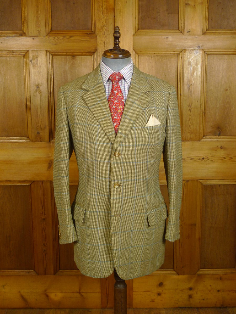 24/0211 beautiful vintage sandon & co. savile row bespoke tweed country suit 40 long