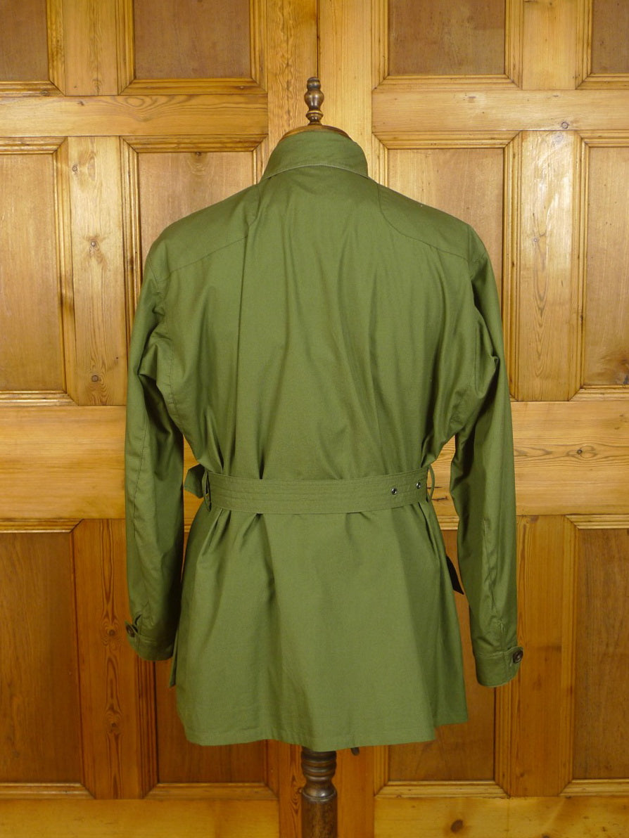 24/0244 new unworn chrysalis green cotton field shooting jacket coat (rrp £685) 44-45
