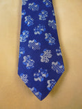 24/0289 new & unworn turnbull & asser Jermyn St. blue jigsaw pattern 100% silk tie