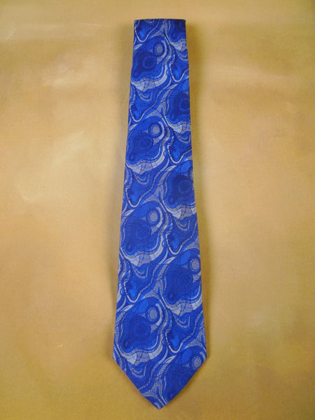 24/0274 new & unworn turnbull & asser Jermyn St. blue 100% silk tie