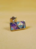 24/0384bp turnbull & asser blue purple diamonds design cufflinks