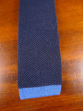 24/0362 New & unworn Hilditch & key blue woven 100% silk tie