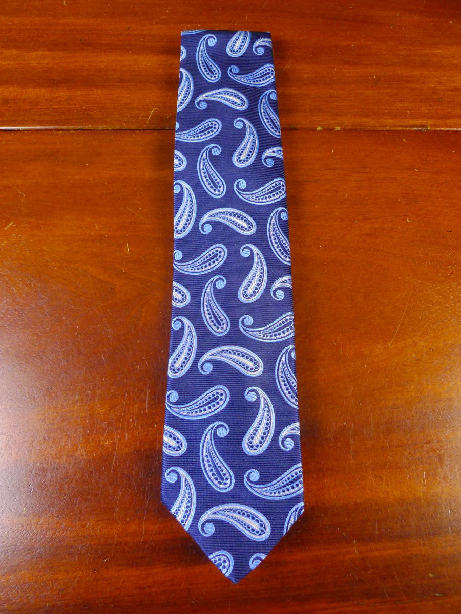 040411 New Hilditch & keys crimson geometric pattern 100% silk tie
