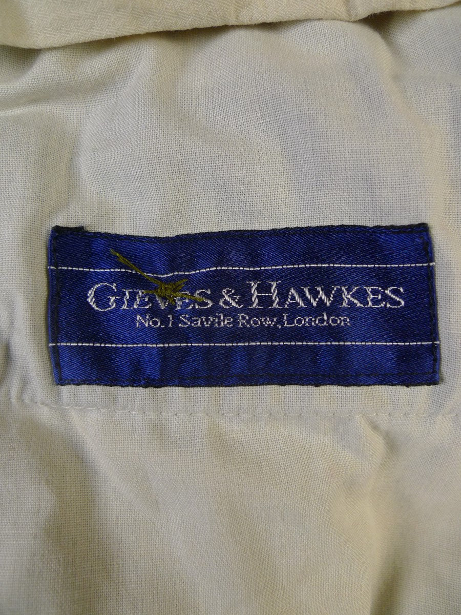 24/0415a vintage gieves & hawkes savile row sage green corduroy trouser 34