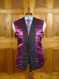 24/0444 immaculate huntsman savile row canvassed black herringbone wool suit (rrp £5500) 42 regular