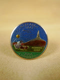 18/1135 brand new benson and clegg usa state quarter nebraska coin cufflinks rrp £100 (cc2091)