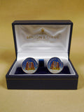 18/1136 brand new benson and clegg uk falkland islands one pence coin cufflinks rrp £100 (cc2135)