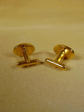 18/1148 brand new benson and clegg 'pound' classic enamel t-bar cufflinks rrp £70 (741t)