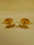 18/1149 brand new benson and clegg 'dollar' classic enamel t-bar cufflinks rrp £70 (742t)