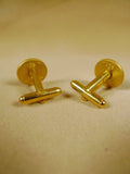 18/1327 brand new benson and clegg 'horseshoe & whip' button cufflinks rrp £40 (t927)