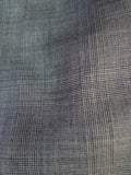21/0740 vintage henry poole savile row bespoke grey glen check wool suit 42 short
