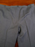 22/1067 vintage 1988 edward sexton savile row bespoke grey herringbone worsted d/b suit 44 short