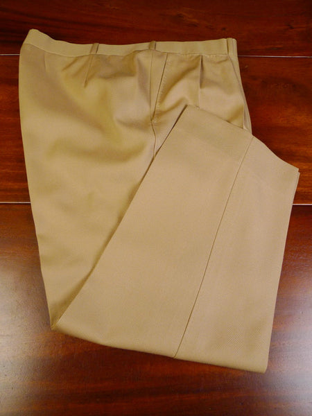 23/0129 vintage savile row bespoke tan cavalry twill trouser 39