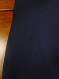 23/0240 welsh & jefferies savile row bespoke navy blue worsted d/b suit 46 short