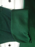 23/0482 stunning 1999 anderson & sheppard savile row bespoke green cashmere silk shawl smoking jacket 41 short