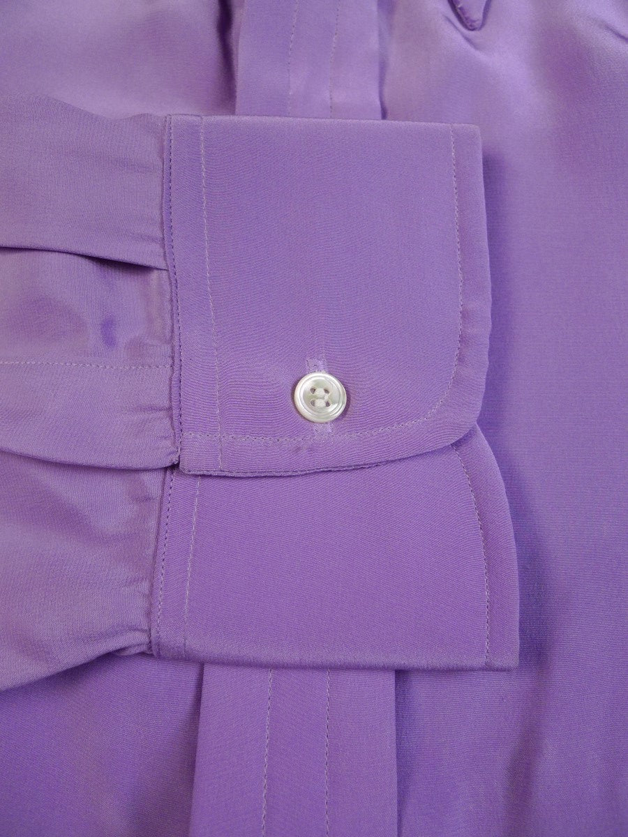 24/0229 maurice sedwell savile row bespoke lilac silk shirt 19