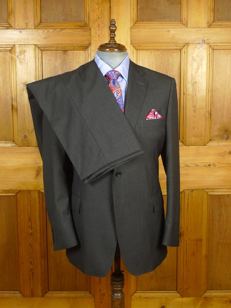 24/0200 immaculate ede & ravenscroft grey fine wool suit 46 regular