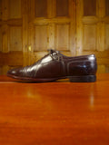 23/0657 bally brown italian leather oxford shoe uk 7.5 f