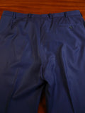 24/0165 vintage huntsman & sons savile row blue d/b fine worsted suit 43 regular