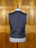 23/0727 immaculate 2009 maurice sedwell savile row bespoke dark navy blue superfine wool waistcoat 40-41 regular to long
