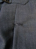 23/0770 vintage 1990 anderson & sheppard savile row bespoke grey birds-eye weave worsted trouser 37