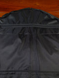 23/0933 immaculate vintage buckleigh mayfair bespoke black woven plastic suit bag carrier