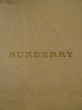 23/0938 immaculate woven cotton tan burberry shoe pair boot bag