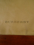 23/0924 immaculate woven cotton tan burberry shoe pair bag