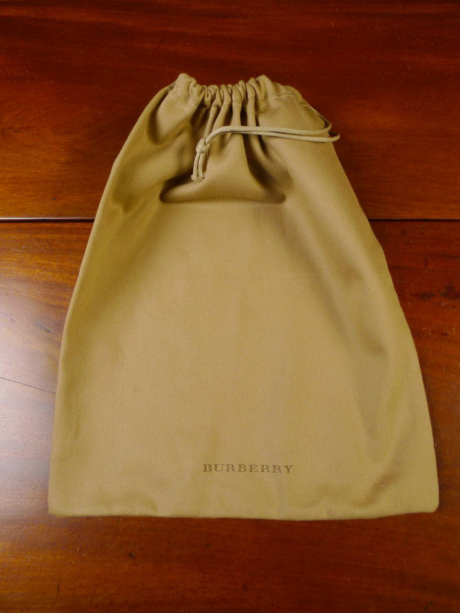 23/0924 immaculate woven cotton tan burberry shoe pair bag