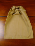 23/0924 immaculate woven cotton tan burberry shoe pair bag