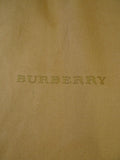 23/0937 immaculate woven cotton tan burberry shoe pair bag