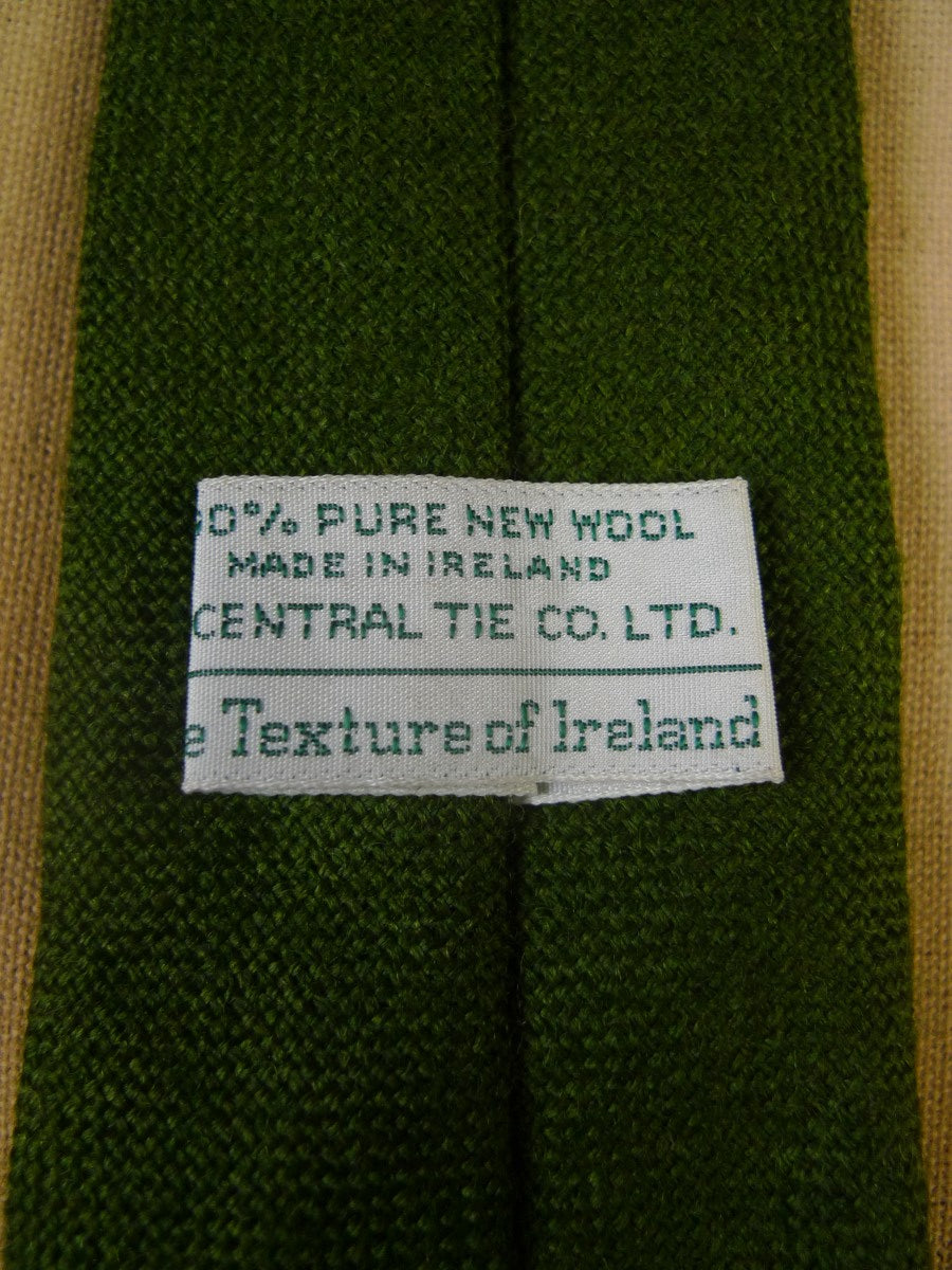 24/0037 IMMACULATE central tie co. green ireland wool TIE