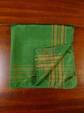24/0119 immaculate green gold silk pocket square