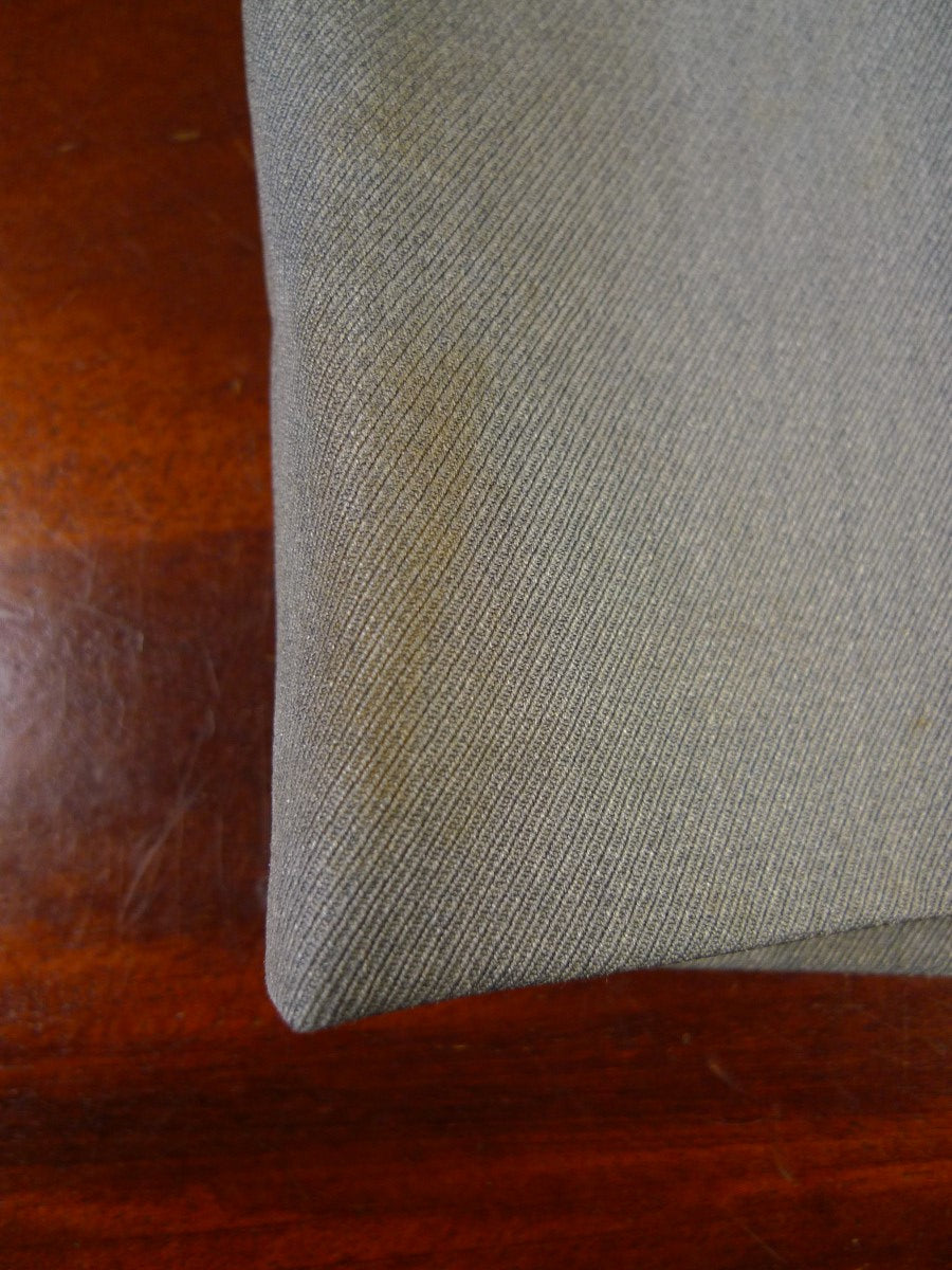 24/0079 vintage davies & son savile row bespoke heavyweight grey cavalry twill trouser 36