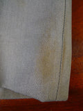 24/0079 vintage davies & son savile row bespoke heavyweight grey cavalry twill trouser 36