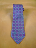 24/0109 immaculate turnbull & asser blue purple 100% silk tie