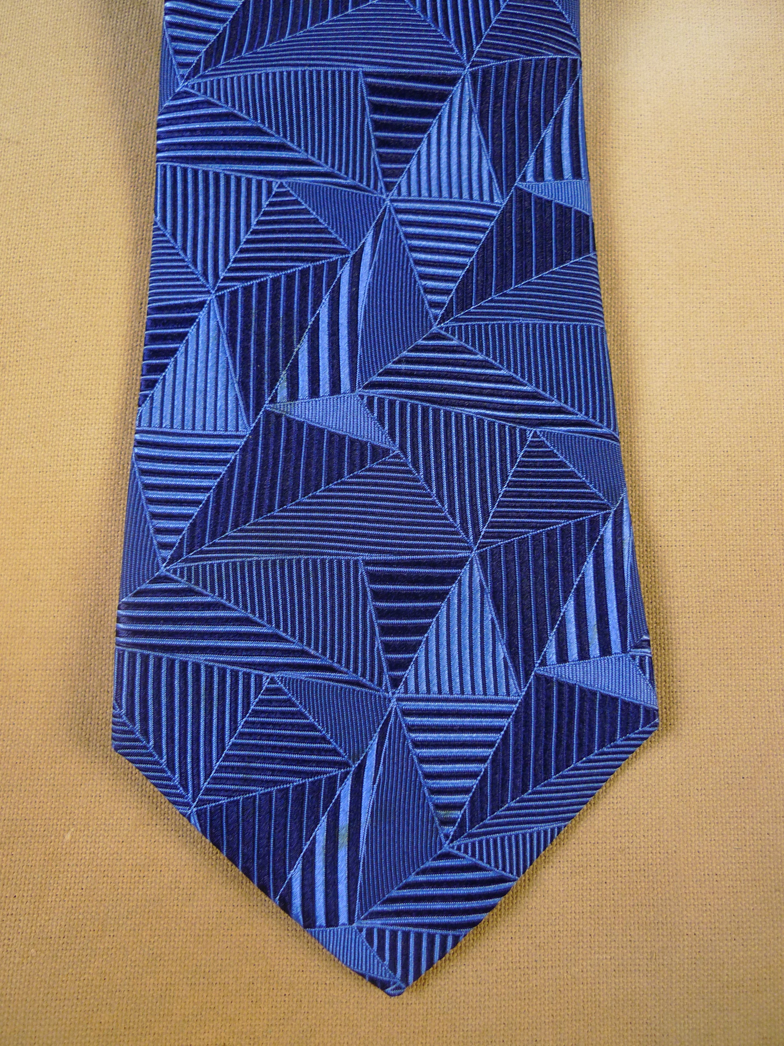 24/0105 immaculate turnbull & asser blue 100% silk tie