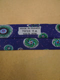 24/0087 immaculate vintage hermes blue / green atom pattern silk tie 7050 TA