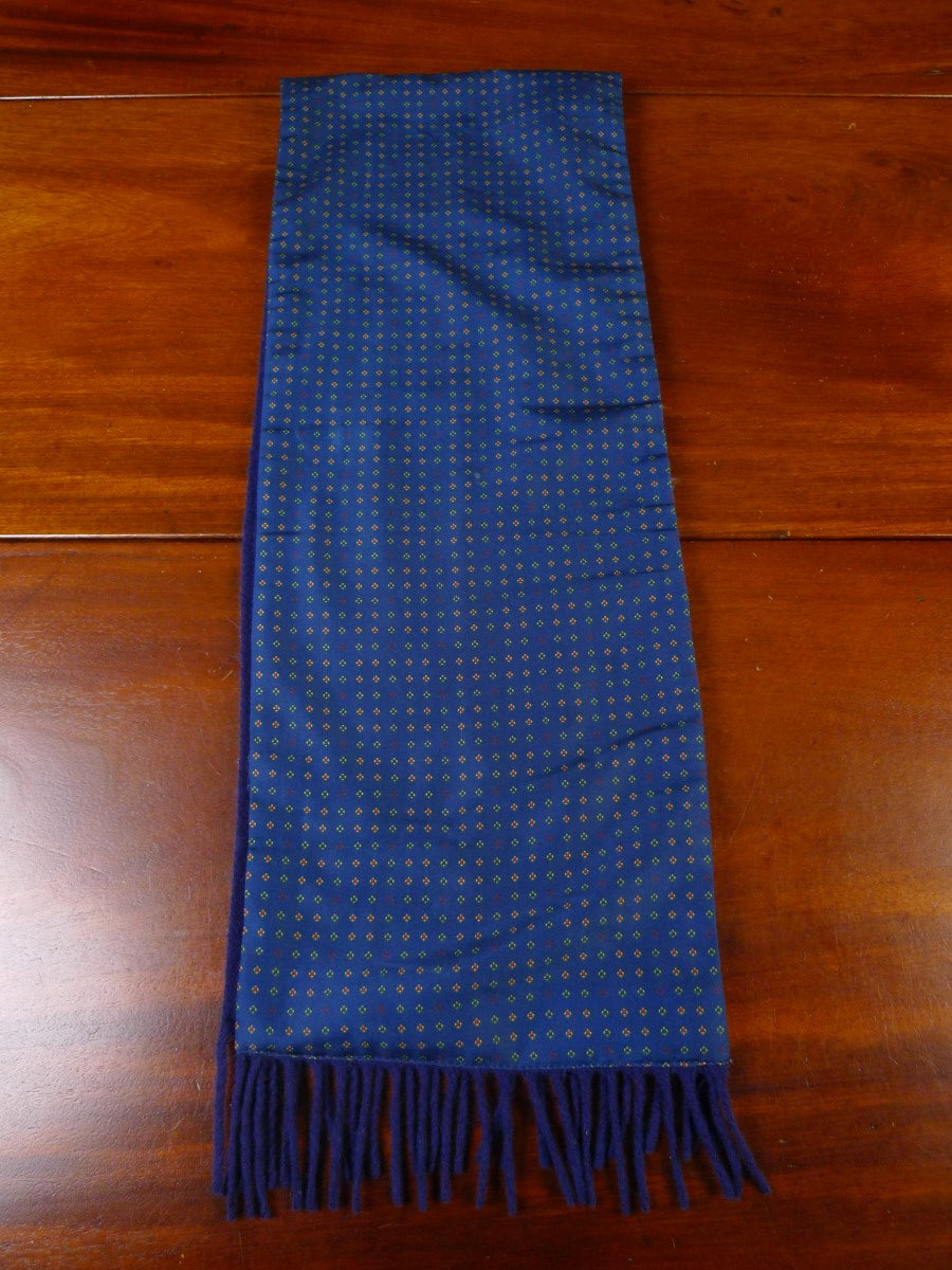 24/0150 IMMACULATE sammy blue polyester & wool SCARF