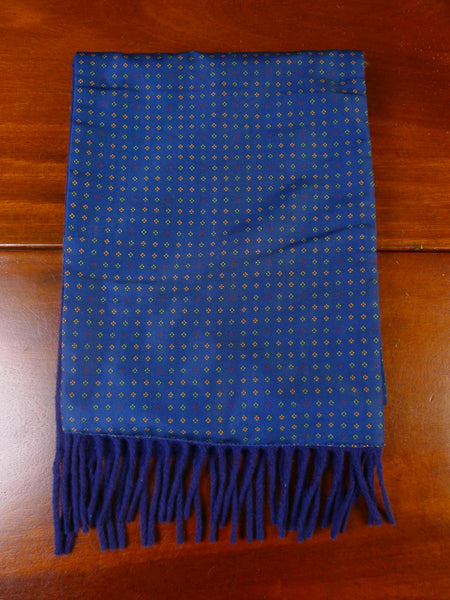 24/0150 IMMACULATE sammy blue polyester & wool SCARF