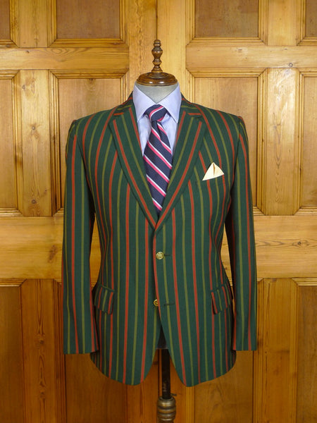 24/0239 immaculate vintage british tailor worsted mix boating blazer jacket 42 regular