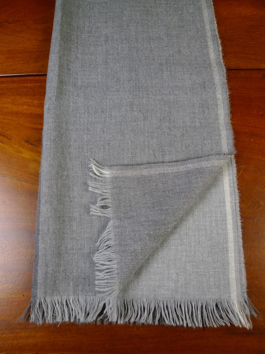 24/0341 immaculate hilditch & key large grey lightweight cashmere mix scarf