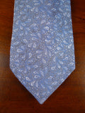 24/0348 New & unworn Hilditch & keys silver paisley pattern 100% silk tie
