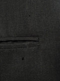 24/0502 anderson &sheppard 2010 savile row bespoke grey worsted suit (some damage) 46 regular