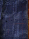 24/0528 nick tentis soho savile row blue / red glen check d/b worsted suit 40 regular