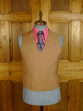 24/0902 ultra rare 1968 Mr. Fish Clifford St. Soho tan mohair 3-piece suit 37-38 regular