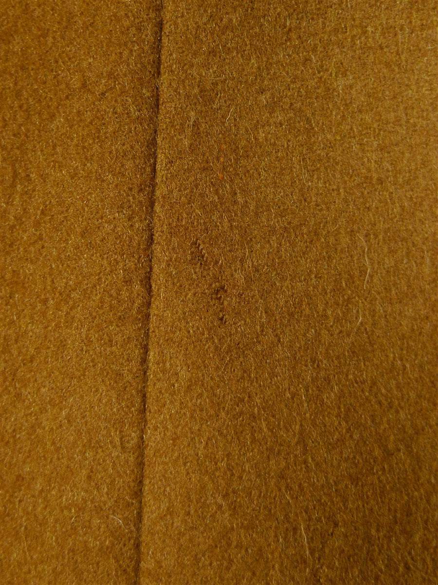 25/1063 superb vintage crombie wool full-length camel overcoat 42 regular