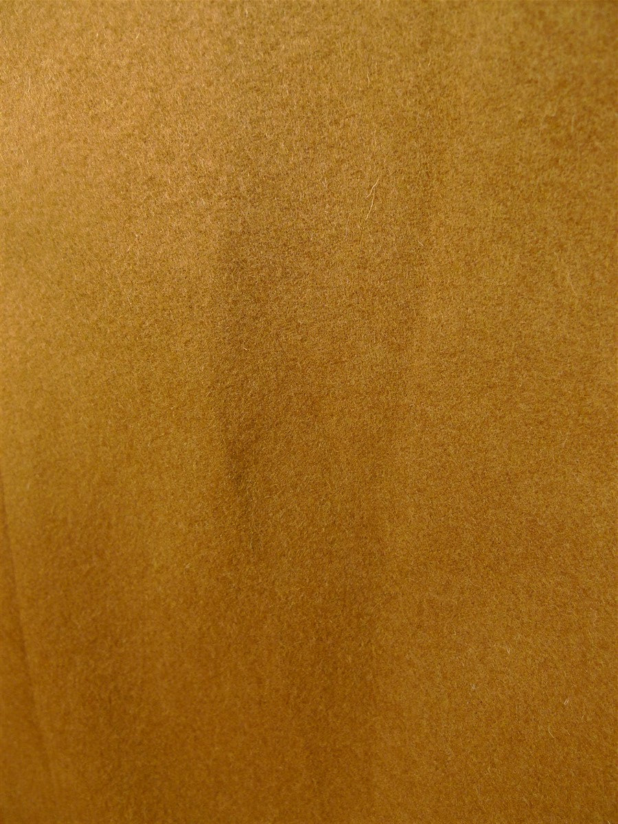 25/1063 superb vintage crombie wool full-length camel overcoat 42 regular