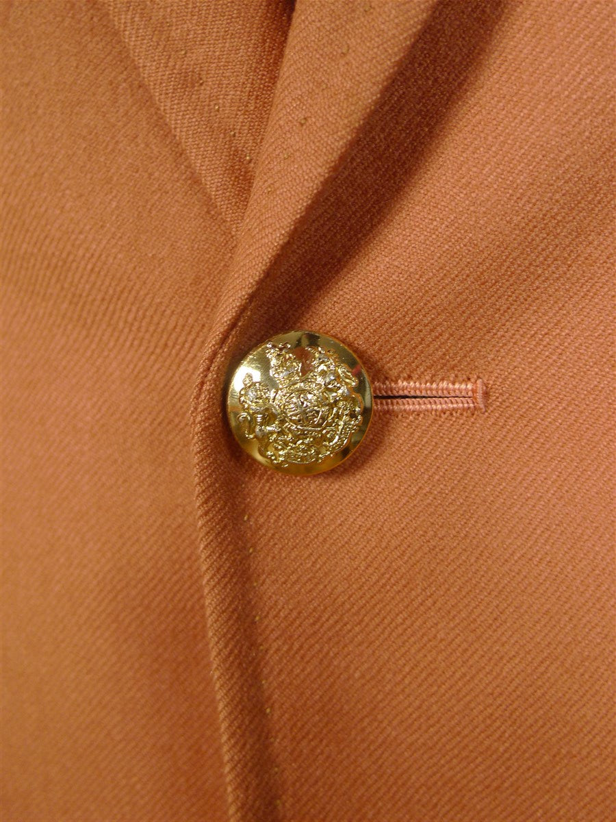 24/1045 wonderful 1976 vintage cyril a castle savile row conduit st bespoke peach wool blazer w/ beautiful detailing 44 short to regular